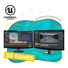 Unreal Engine 4. Игровой движок - КИБЕРшкола программирования для детей, компьютерные курсы для школьников, начинающих и подростков - KIBERone г. Чистополь