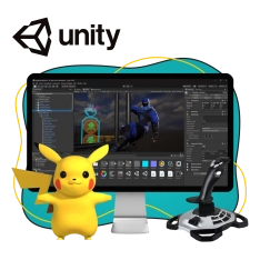 Мир игр на Unity 2D на популярном движке + AI-помощники - КИБЕРшкола программирования для детей, компьютерные курсы для школьников, начинающих и подростков - KIBERone г. Чистополь